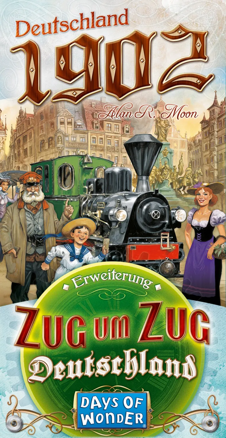 Days of Wonder Zug um Zug Deutschland 1902 Erweiterung