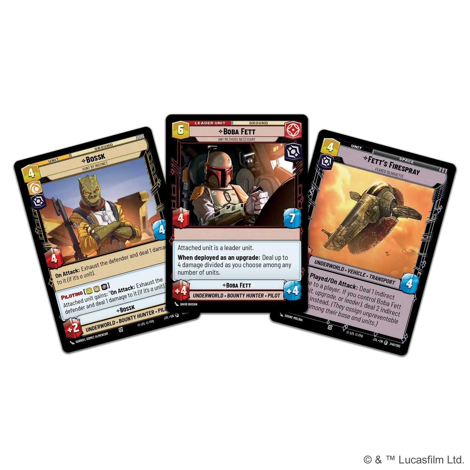 Fantasy Flight Star Wars Unlimited Boba Fett Deck EN