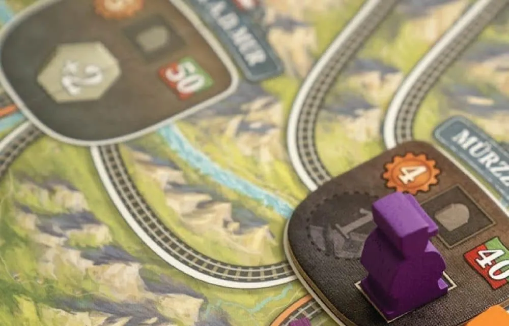 Capstone Games Imperial Steam Brettspiel Eisenbahn Strategie