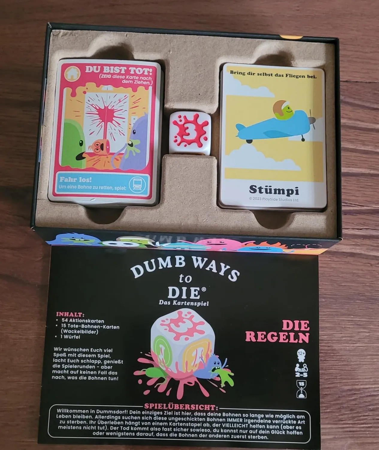 Spin Master Dumb Ways to Die Kartenspiel deutsch ab 12 Jahren