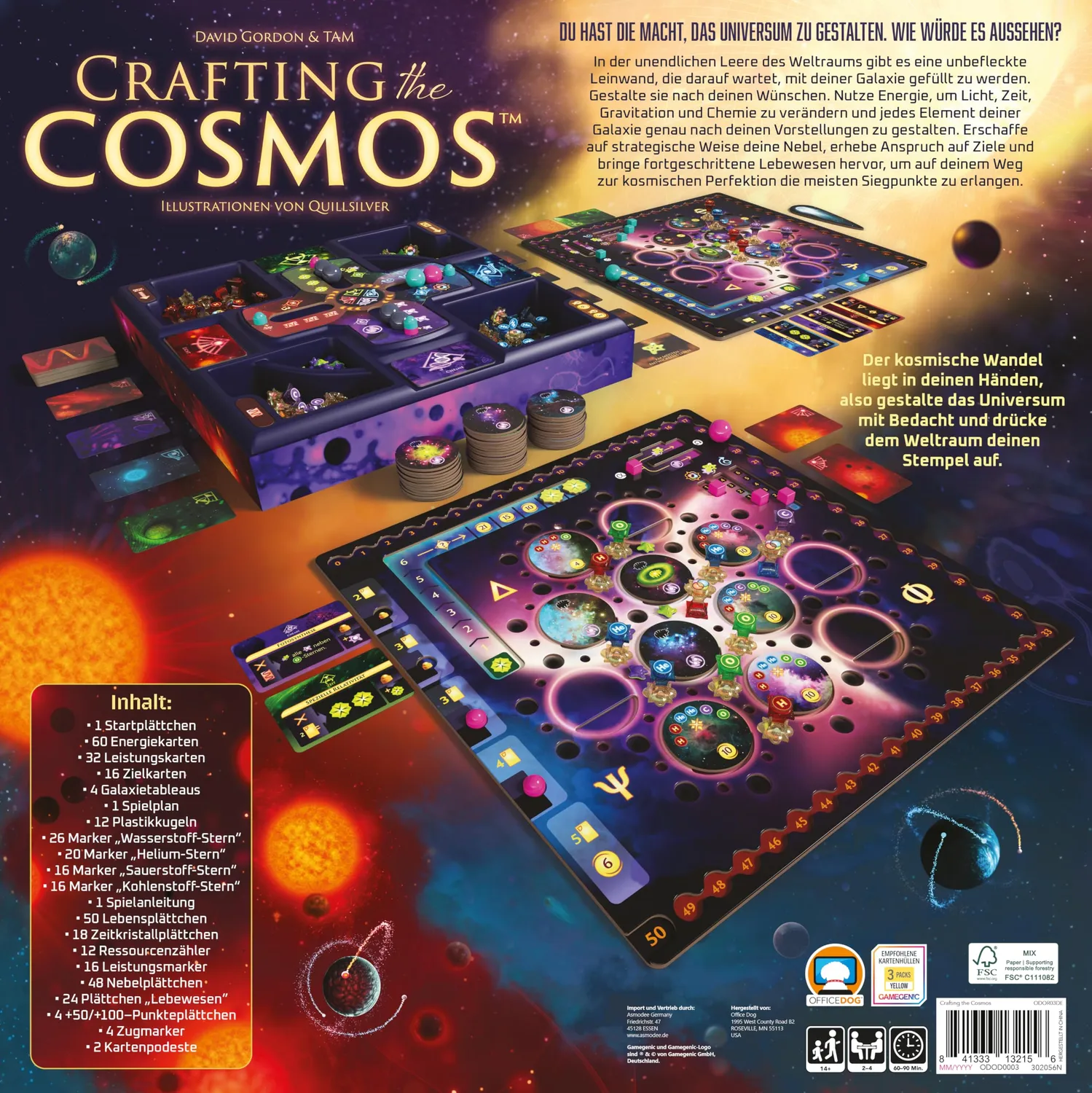 Crafting the Cosmos Taktisches Kennerspiel Deutsch 2-4 Spieler