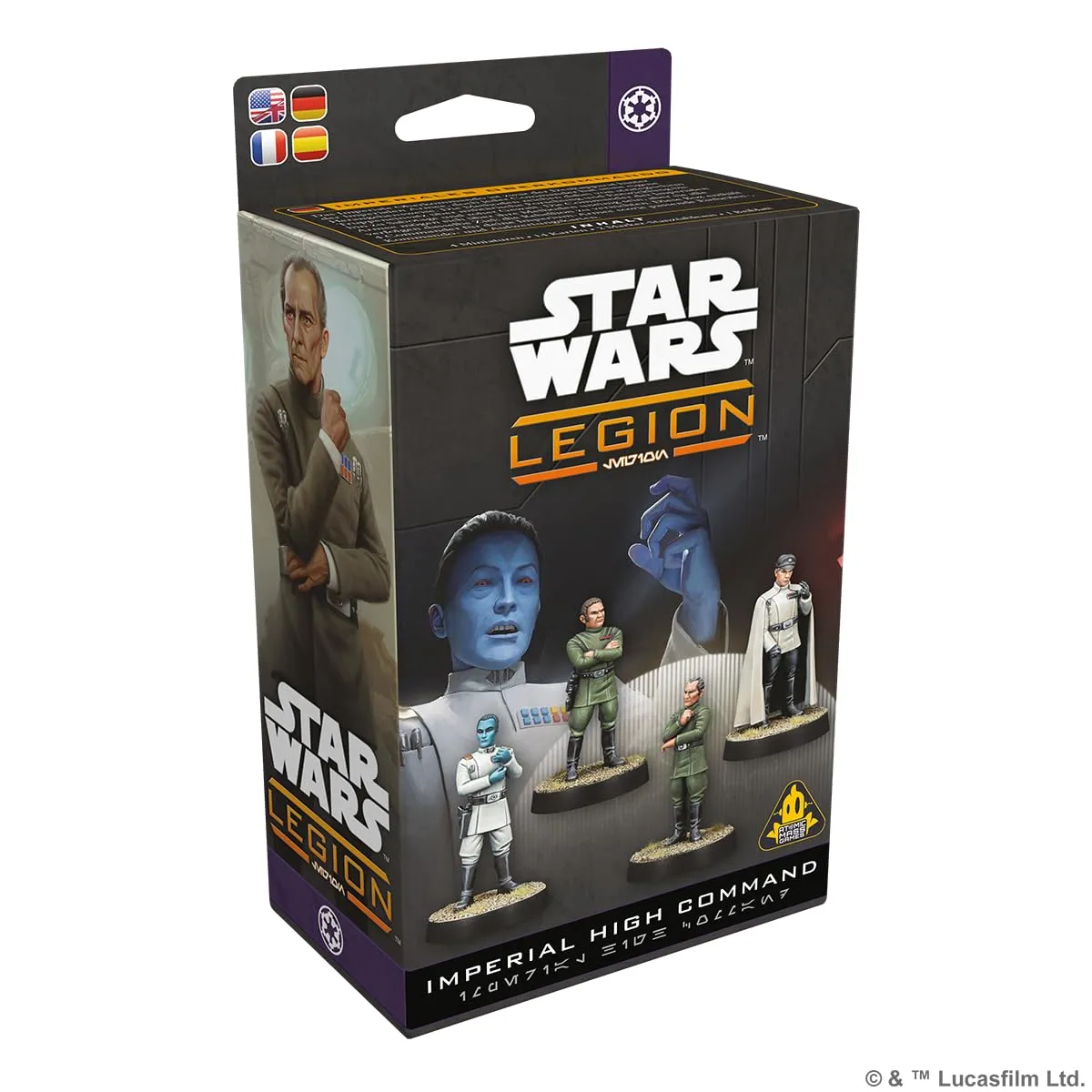 Asmodee Star Wars Legion Imperial High Command Erweiterung 4 Figuren