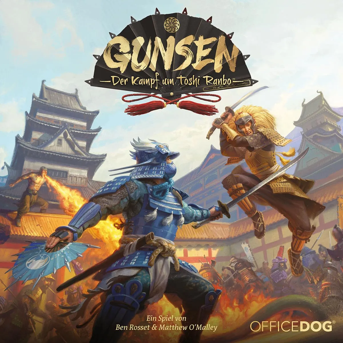 Asmodee Gunsen Kampf um Toshi Ranbo Kennerspiel Deutsch