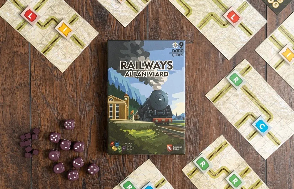 Capstone Nano9Games Volume 1 Railways Kartenspiel Eisenbahn