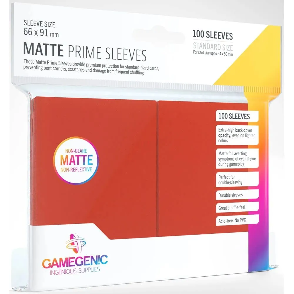 Gamegenic Matte Prime Kartenhüllen Gelb 100 Stück