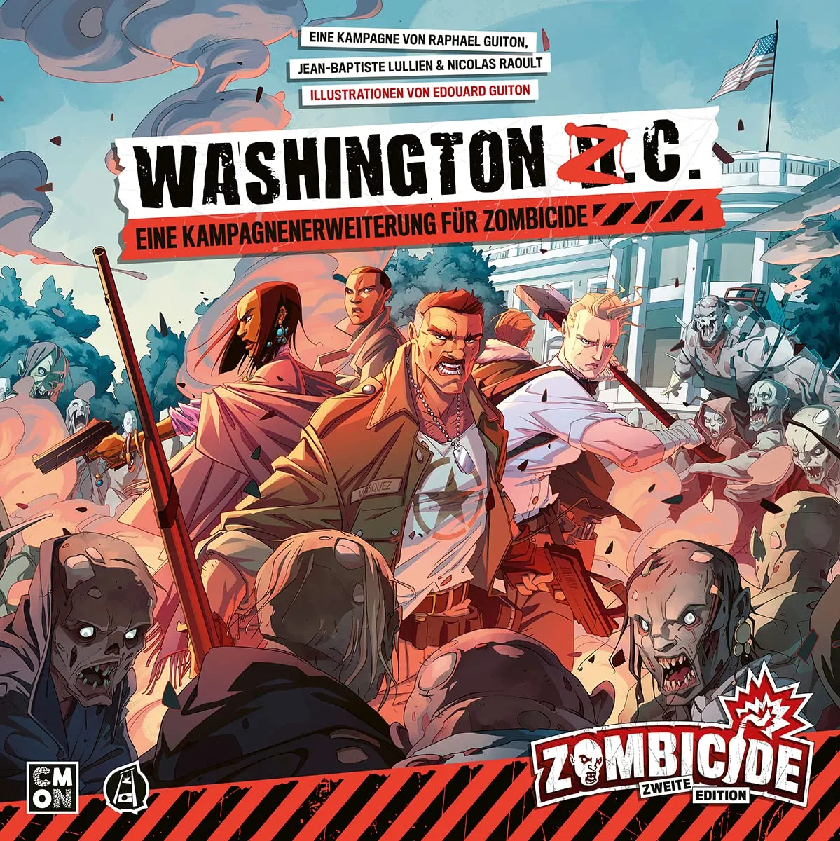CMON Zombicide 2. Edition Washington Z.C. Erweiterung Deutsch