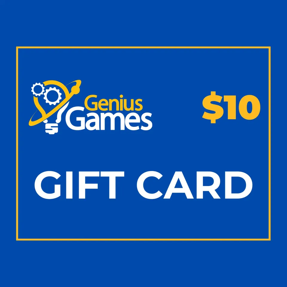 Genius Games Digital Gift Card Geschenkgutschein 10 Dollar Brettspiel