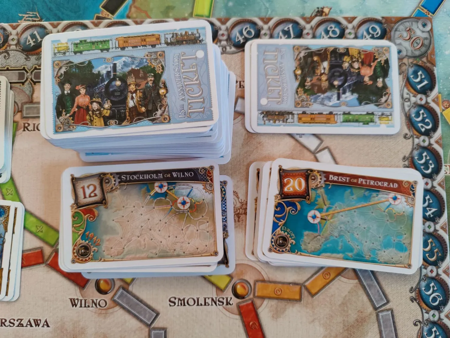 Days of Wonder Zug um Zug Europa 15. Jubiläum Brettspiel Deutsch