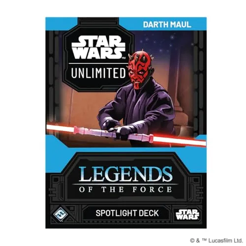 Fantasy Flight Star Wars Unlimited Darth Maul Deck Legends 50+1