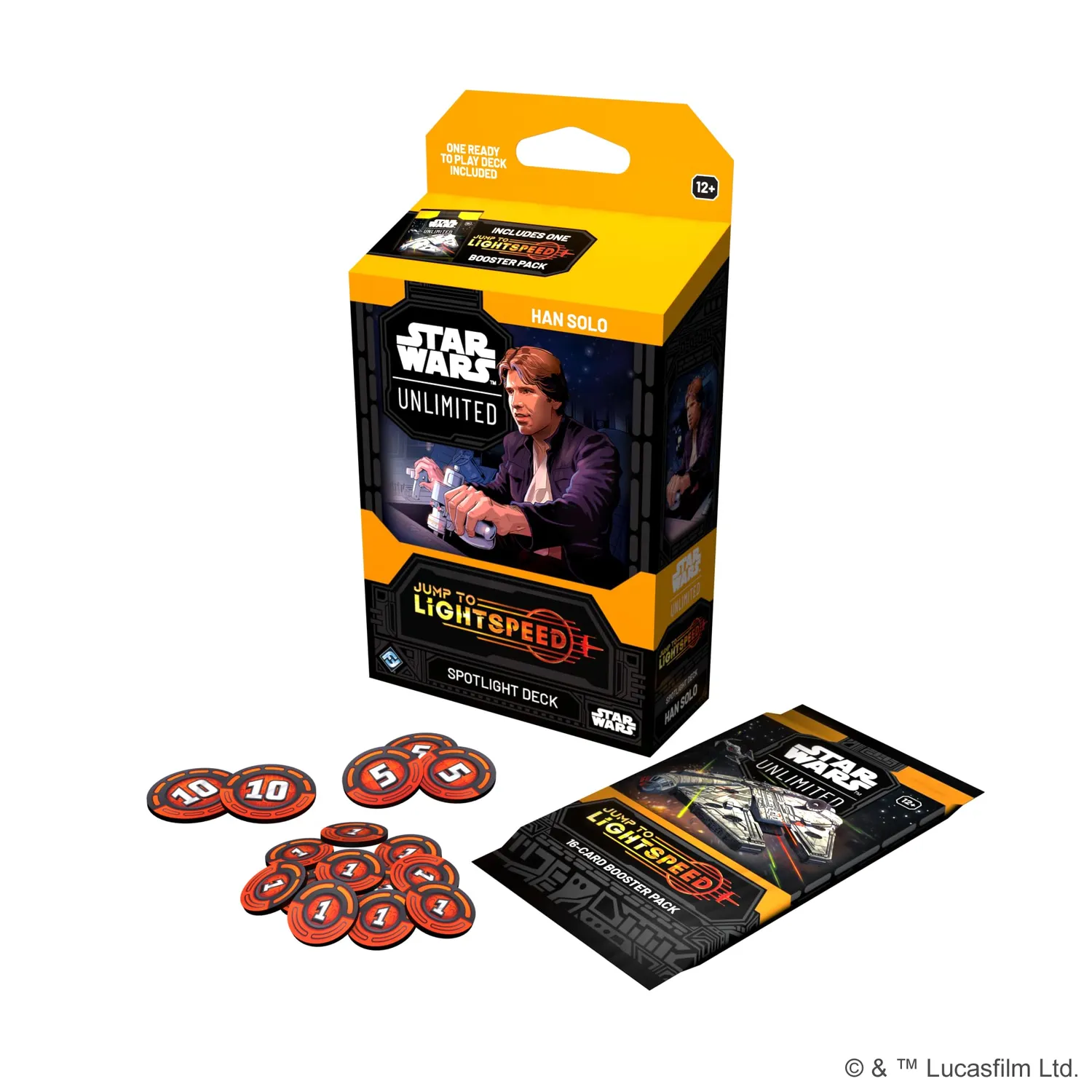 Fantasy Flight Games Star Wars Unlimited Han Solo Spotlight-Deck Englisch