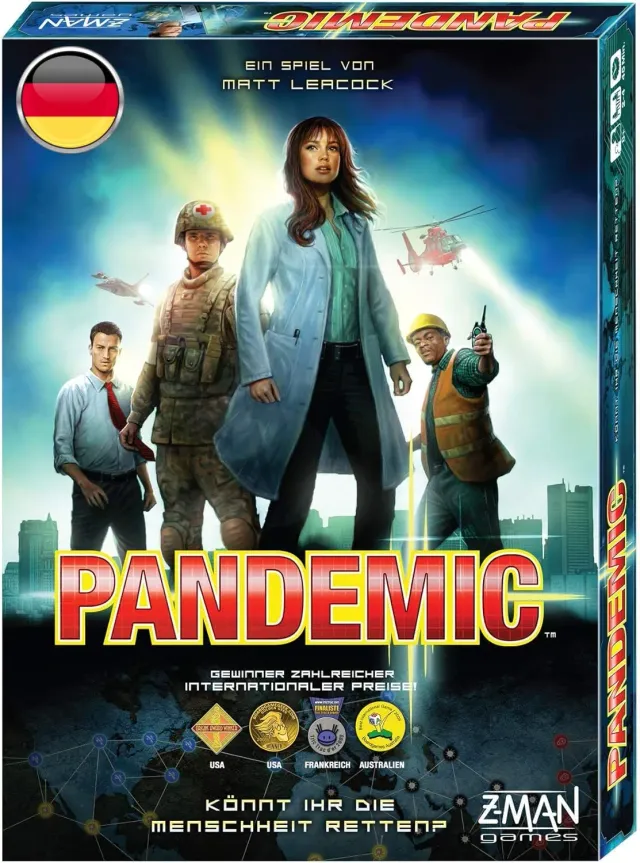 Asmodee Pandemic Grundspiel Brettspiel Deutsch kooperativ