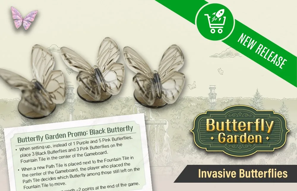 Capstone Games Butterfly Garden Invasive Butterflies Promo