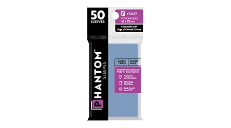 Capstone Games Phantom Sleeves Violet Kartenhüllen Gloss
