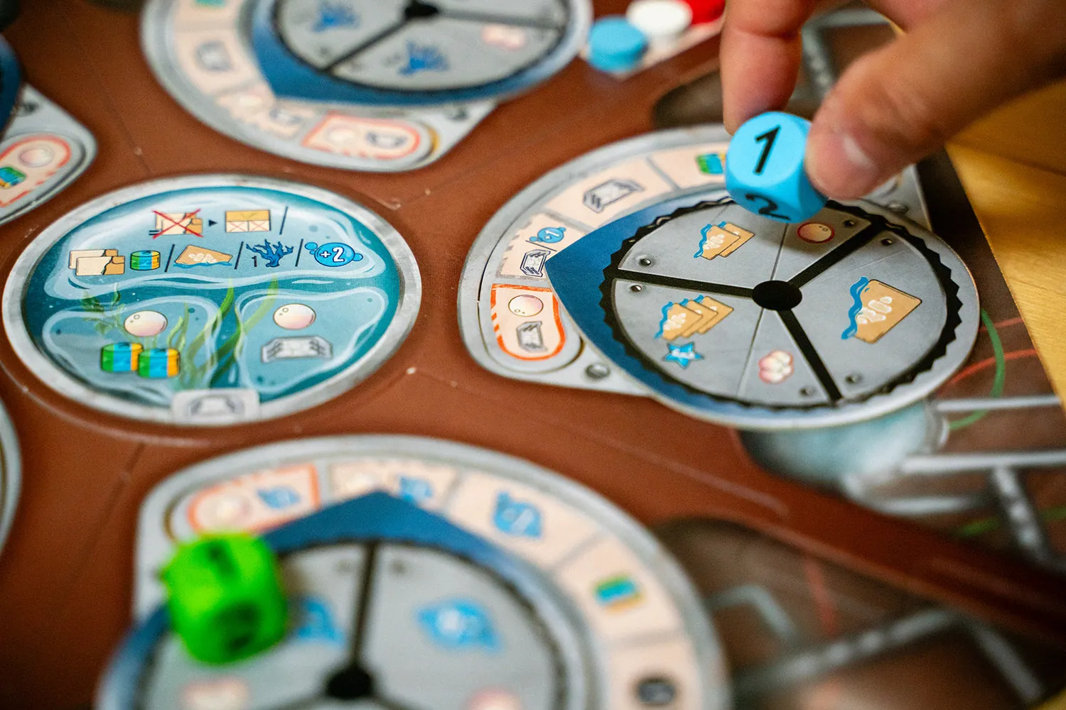 Capstone Games Aquaria Brettspiel Aquarium-Strategie