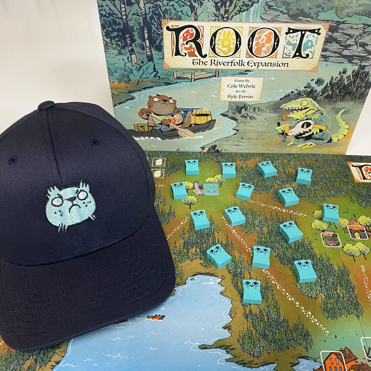Leder Games Root Riverfolk Cap S/M dunkelblau Twill
