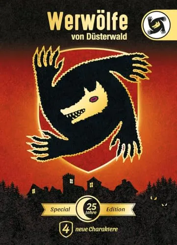 Asmodee Werwölfe von Düsterwald 25 Jahre Special Edition Party