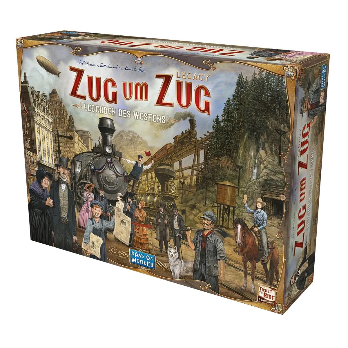 Days of Wonder Zug um Zug Legacy Legenden des Westens Spiel
