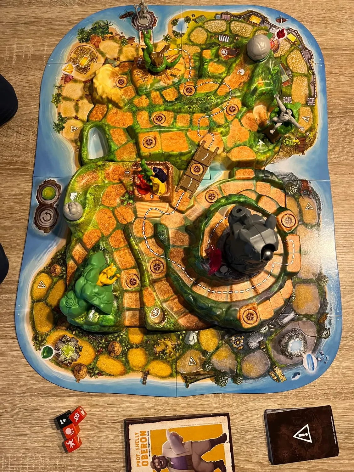 Spin Master Jumanji Stampede Brettspiel kooperativ 3D