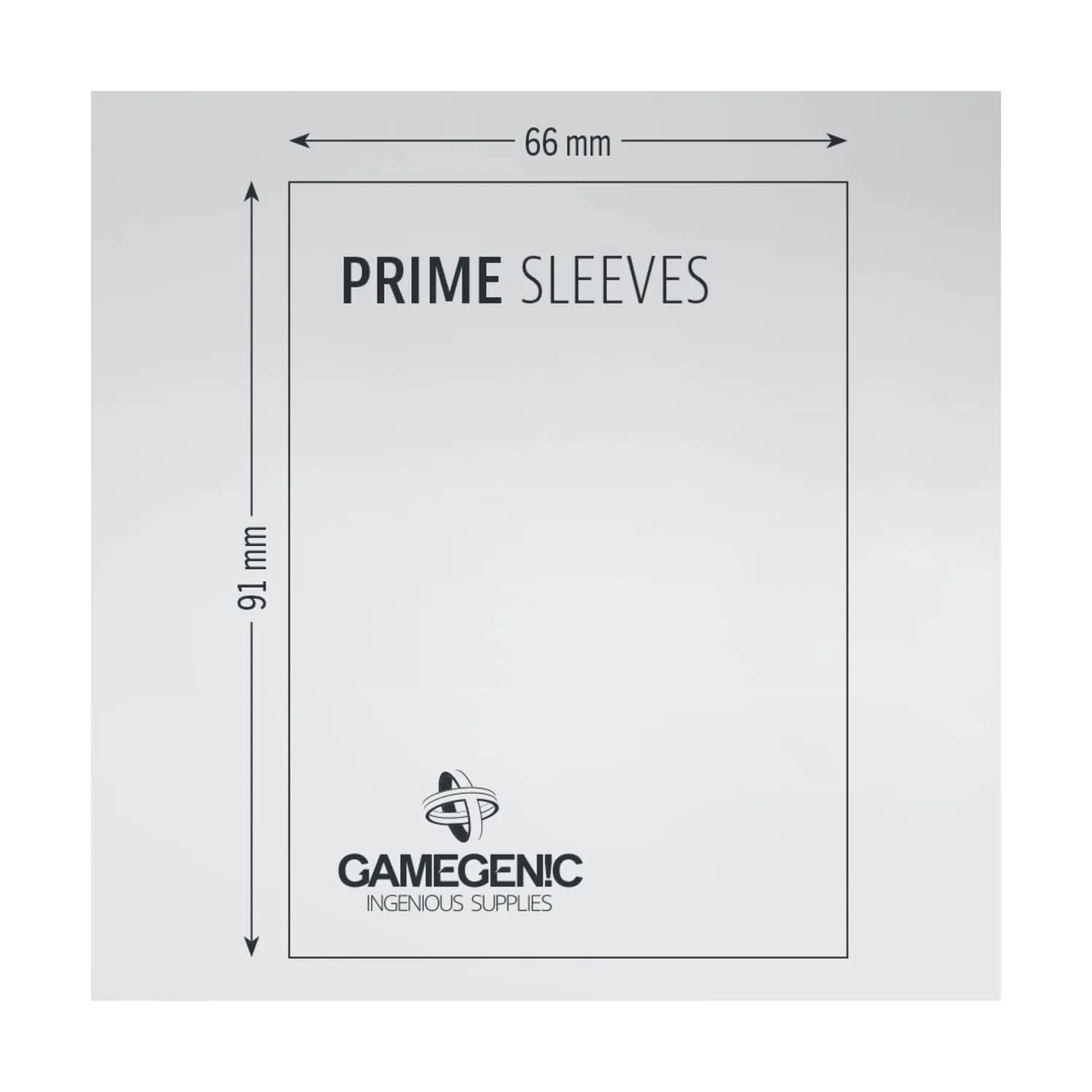Gamegenic Prime Double Sleeving Kartenhüllen 100 schwarz