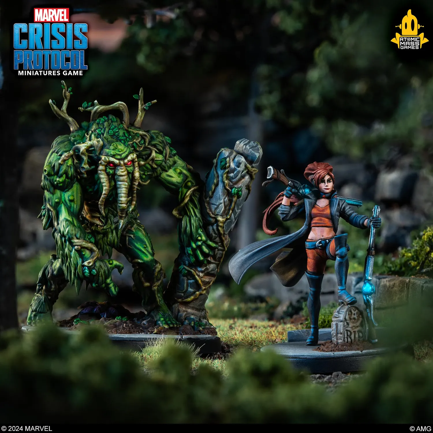 Marvel Crisis Protocol Elsa Bloodstone Man-Thing Tabletop