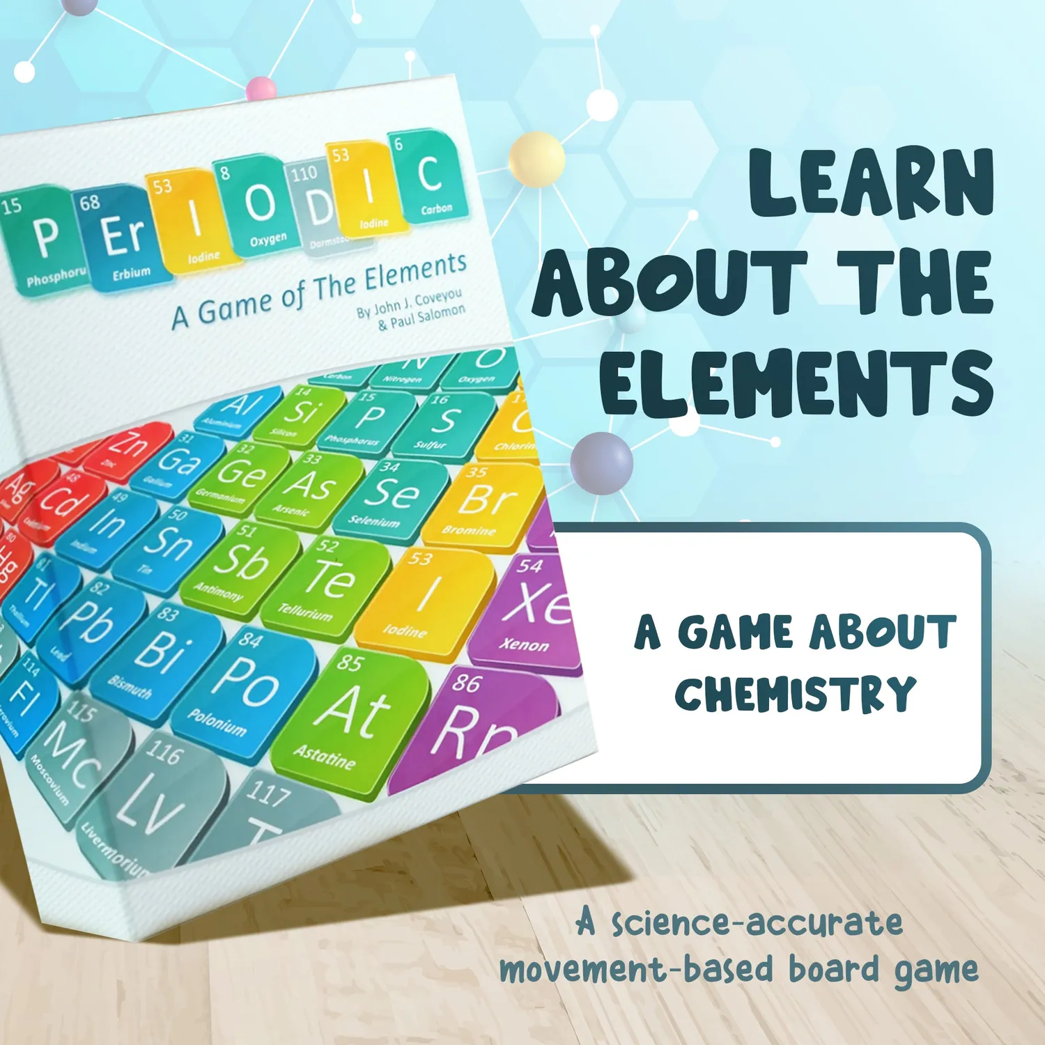 Genius Games Periodic Brettspiel Elementetafel