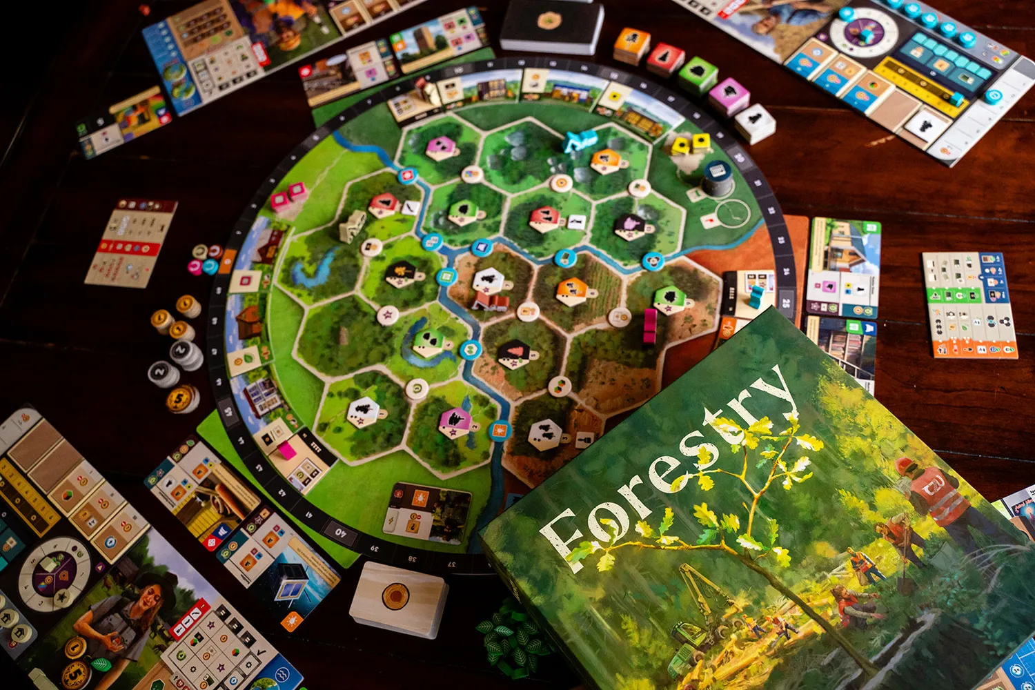 Capstone Games Forestry Brettspiel Strategiespiel