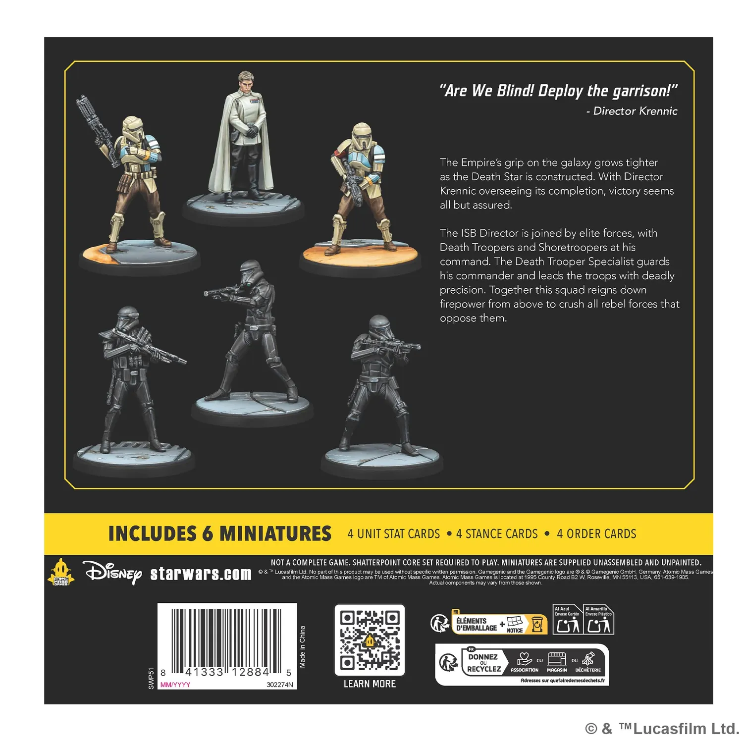 Asmodee Star Wars Shatterpoint Deploy the Garrison Squad Pack Deutsch