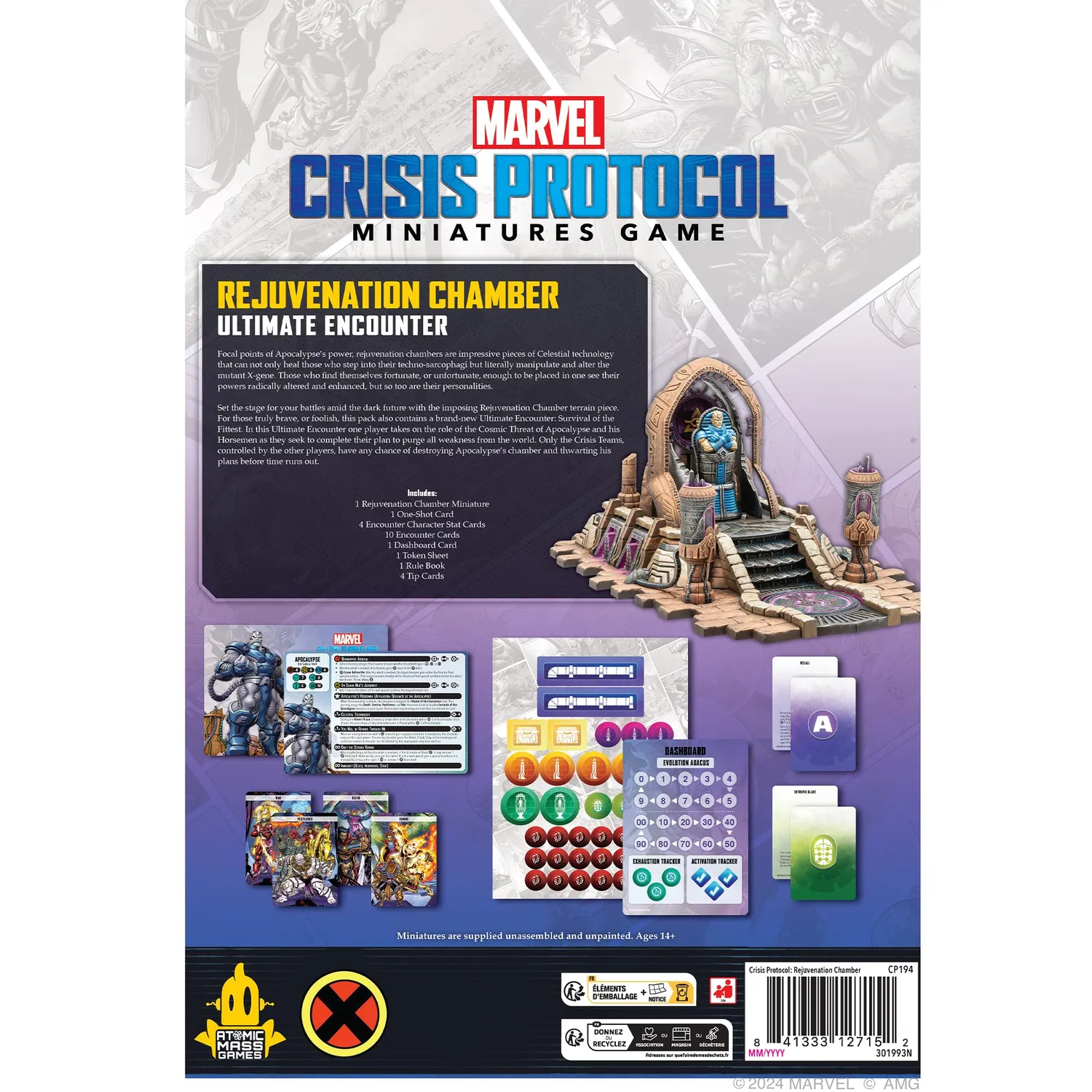Asmodee Marvel Crisis Protocol Rejuvenation Chamber Erweiterung