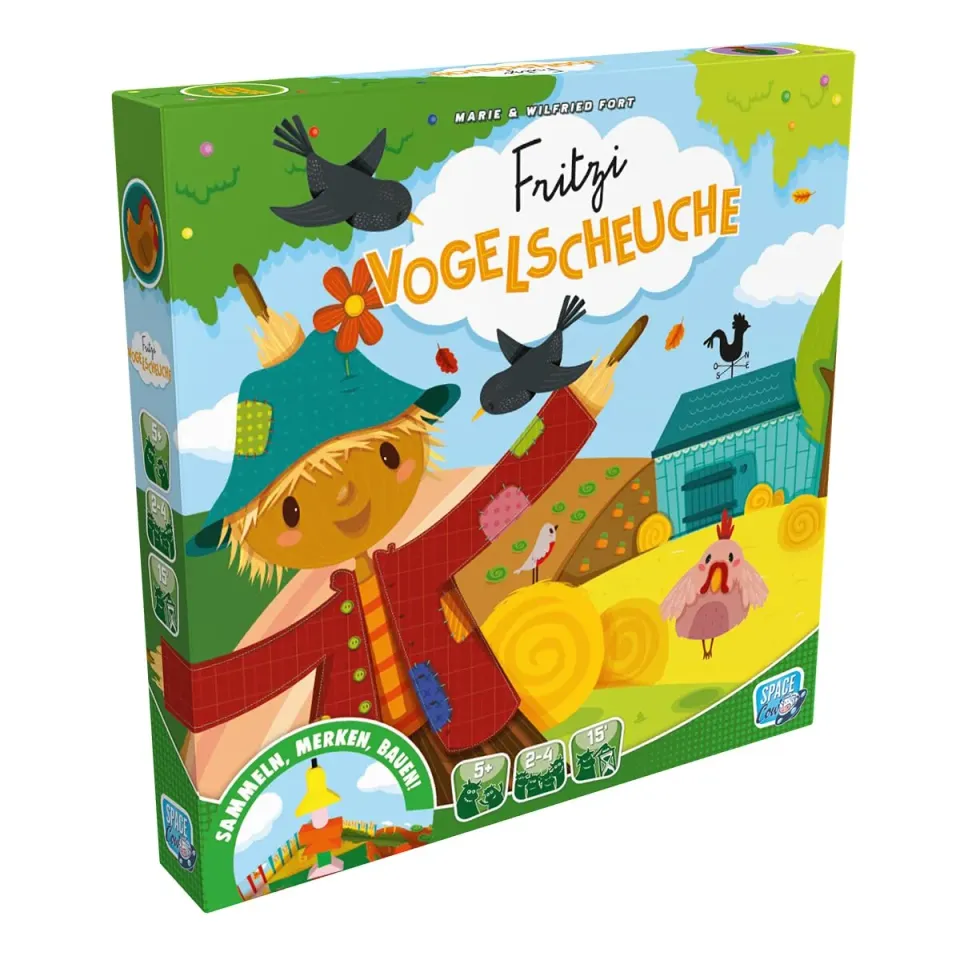 Space Cow Fritzi Vogelscheuche kooperatives Kinderspiel Deutsch