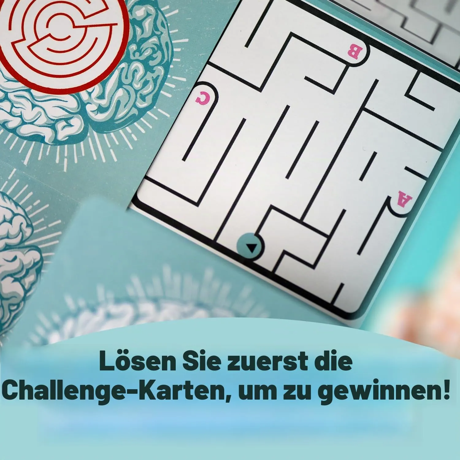 Zygomatic Cortex Challenge original Partyspiel türkis 2-6 Spieler