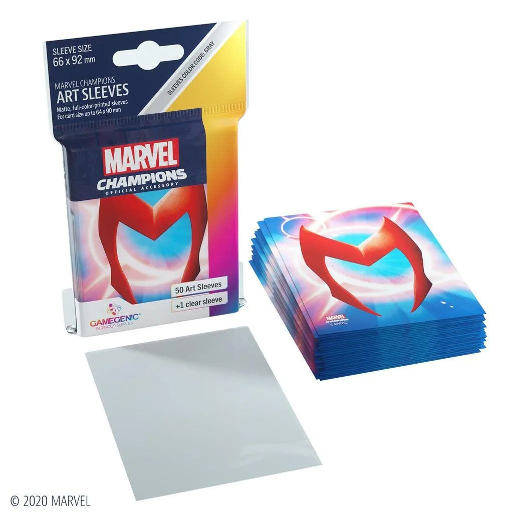 Gamegenic Marvel Champions Scarlet Witch Kartenhüllen 50 Stück matt