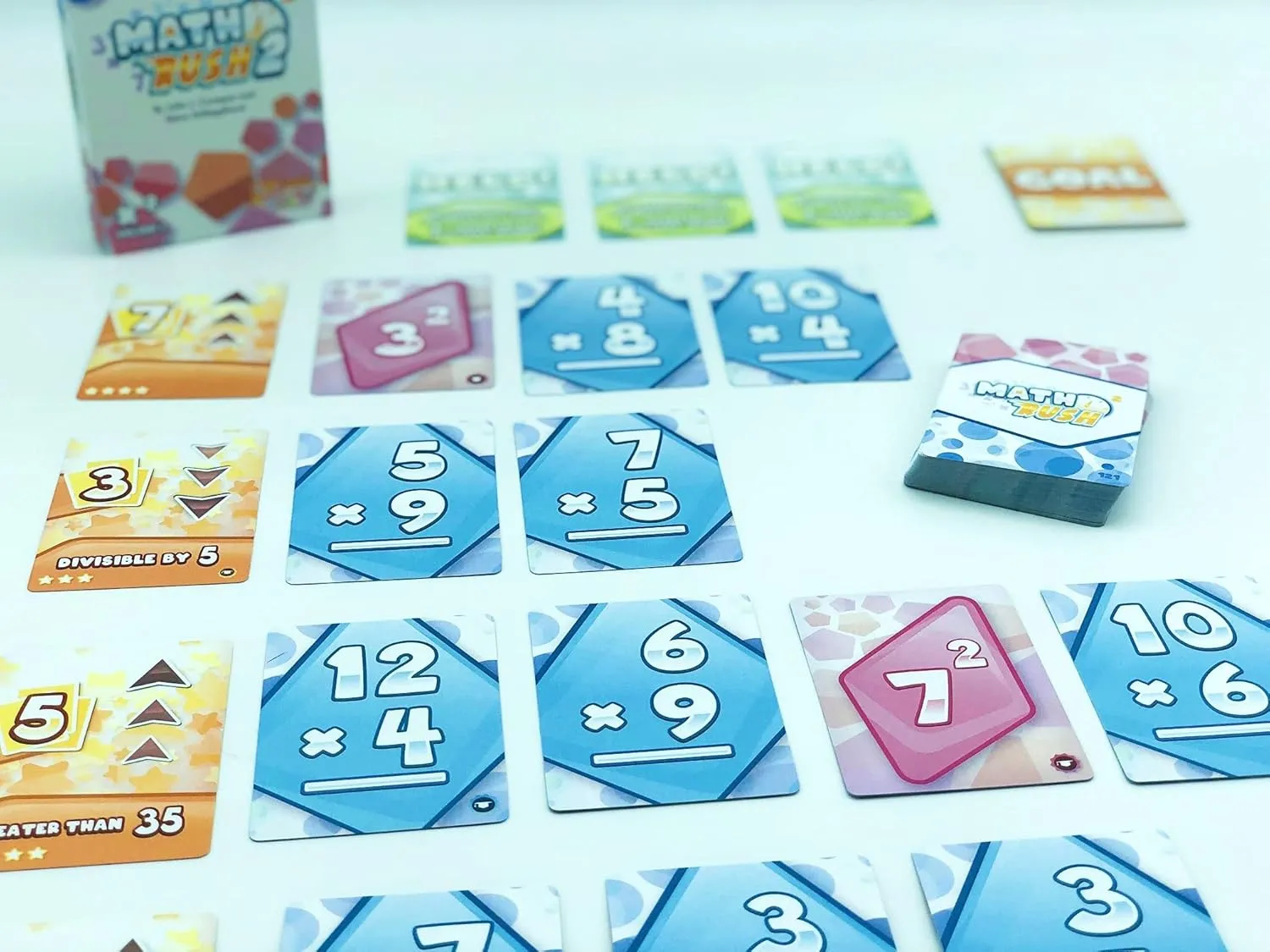 Genius Games Math Rush 2 Kartenspiel Multiplikation