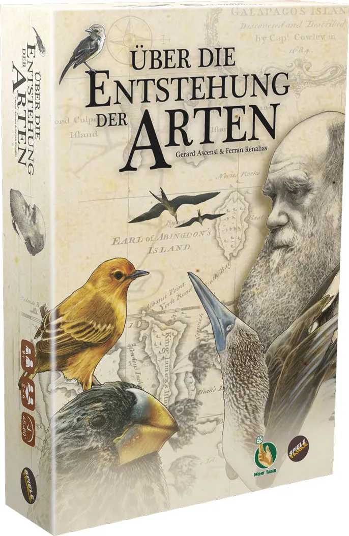 Spielefaible Über die Entstehung der Arten Brettspiel Darwin