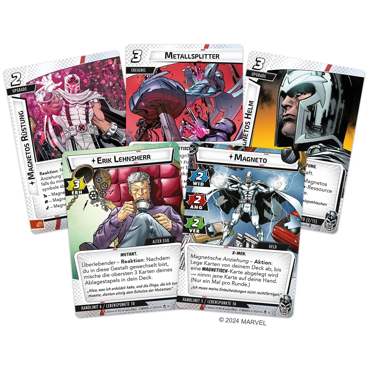 Marvel Champions Das Kartenspiel Magneto Helden-Erweiterung Deutsch