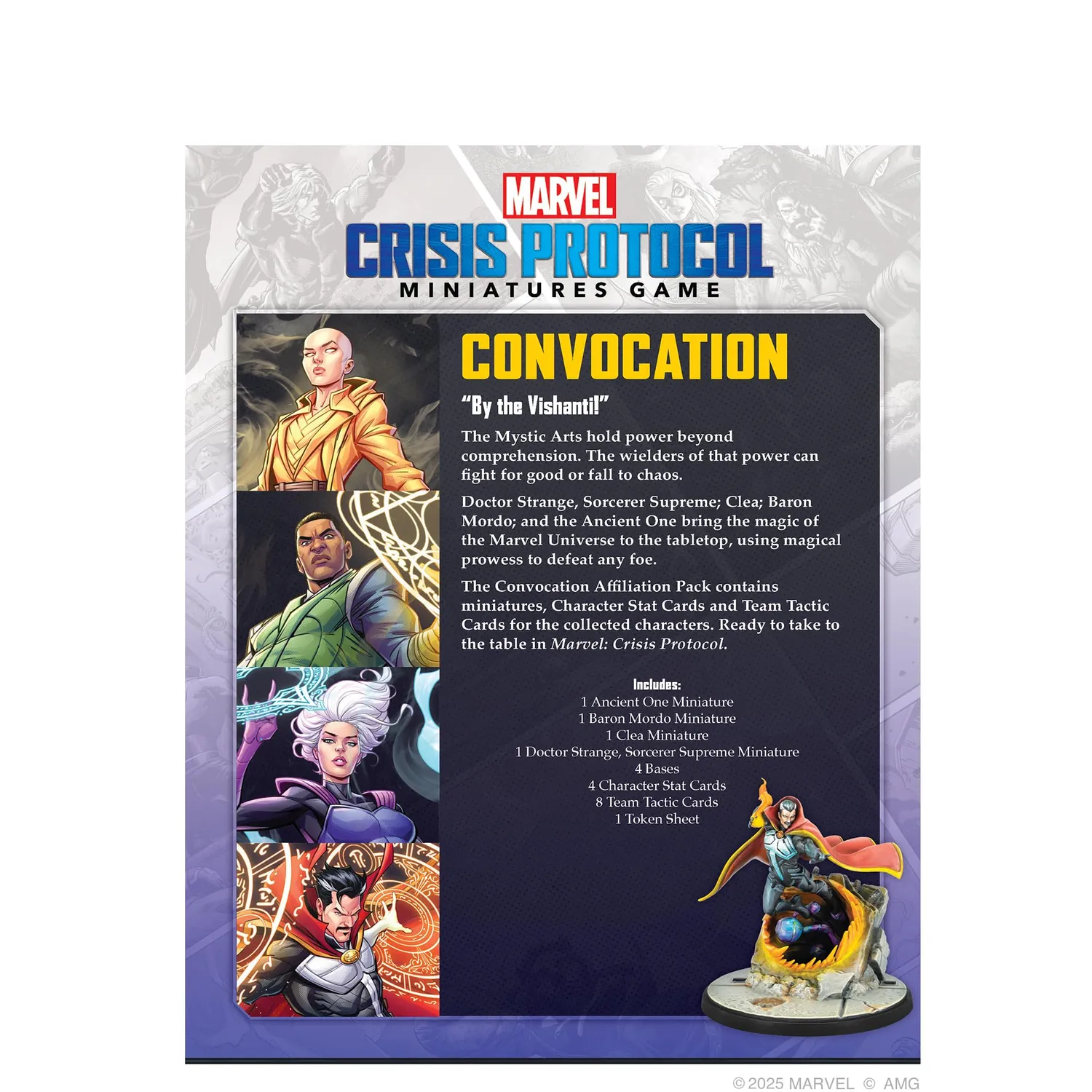Asmodee Marvel Crisis Protocol Convocation Affiliation Pack 4 Figuren