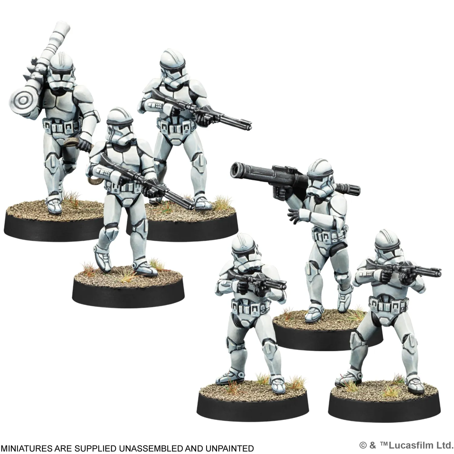 Asmodee Star Wars Legion Clone Trooper Marksmen Erweiterung