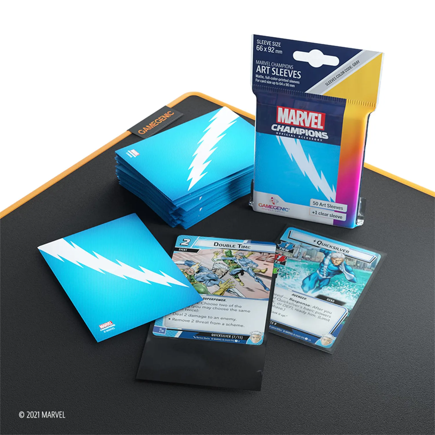 Gamegenic Marvel Champions Quicksilver Sleeves 50er Pack