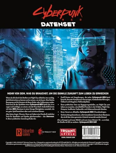 Cyberpunk RED Datenset Spielleiterschirm Zubehör