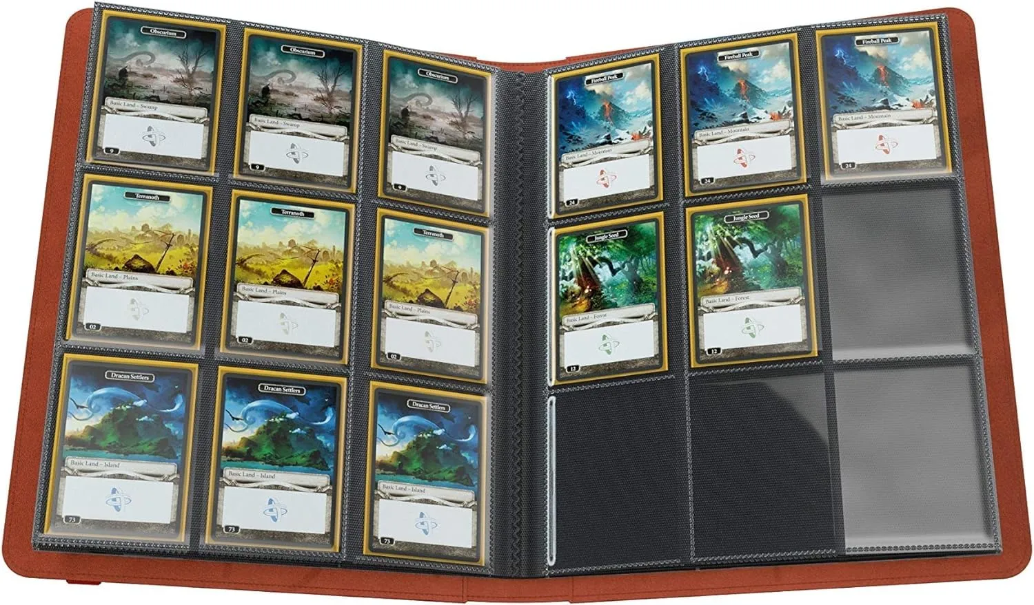 Gamegenic Prime Album 18-Pocket Sammelalbum Rot 360 Karten