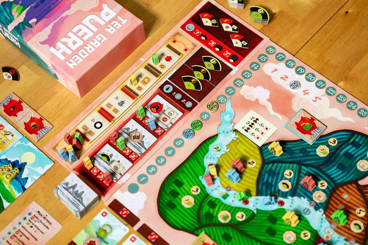 Capstone Games Tea Garden Puerh Erweiterung Adlige und Markt