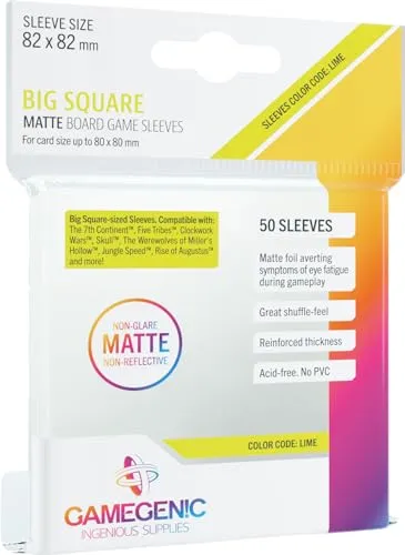 Gamegenic Matte Big Square Kartenhüllen 82x82 matt 50 St