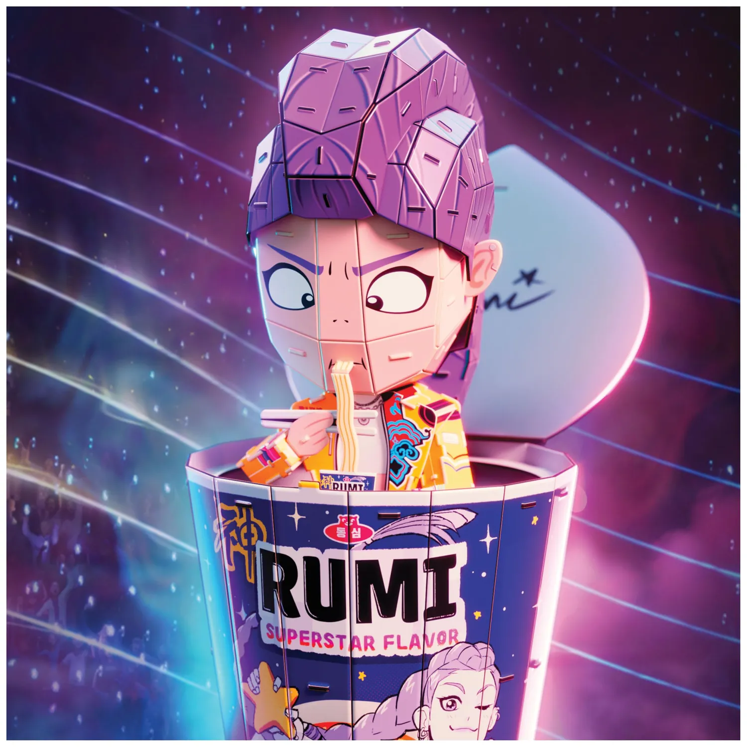 4D Build K-Pop Demon Hunters Rumi 3D-Puzzle 138 Teile