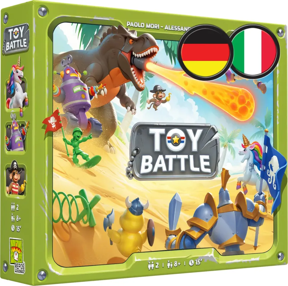 Asmodee Toy Battle Familienspiel 2 Spieler 8 Schlachtfelder