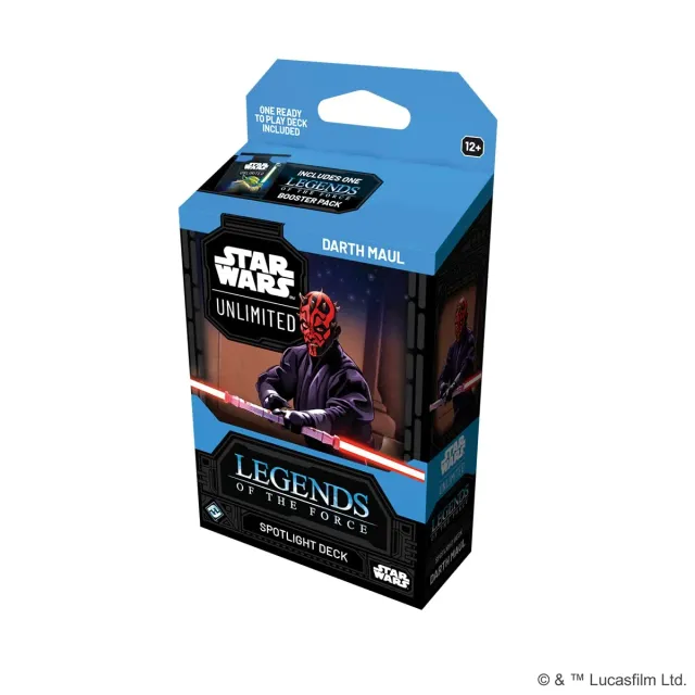 Fantasy Flight Star Wars Unlimited Darth Maul Deck Legends 50+1