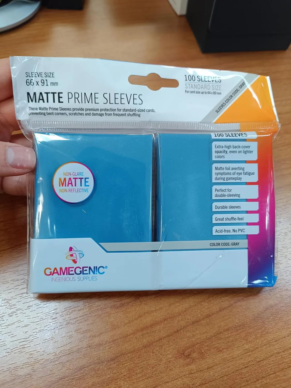Gamegenic Matte Prime Kartenhüllen Gelb 100 Stück