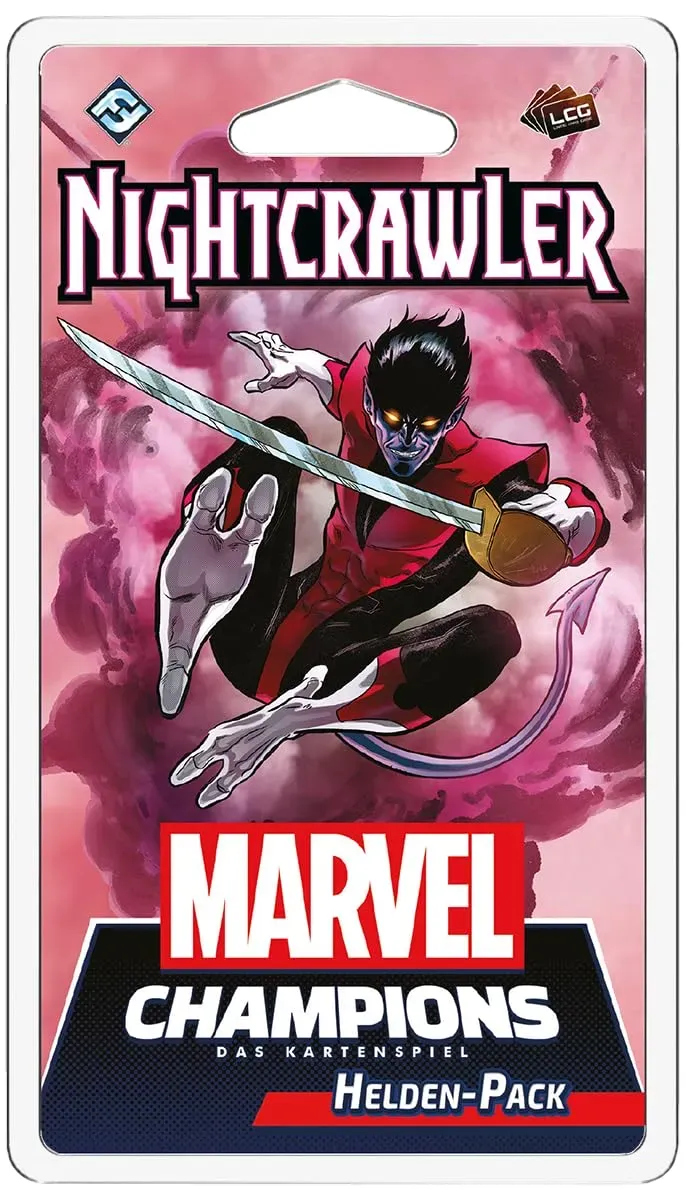 Asmodee Marvel Champions Nightcrawler Helden-Pack Deutsch