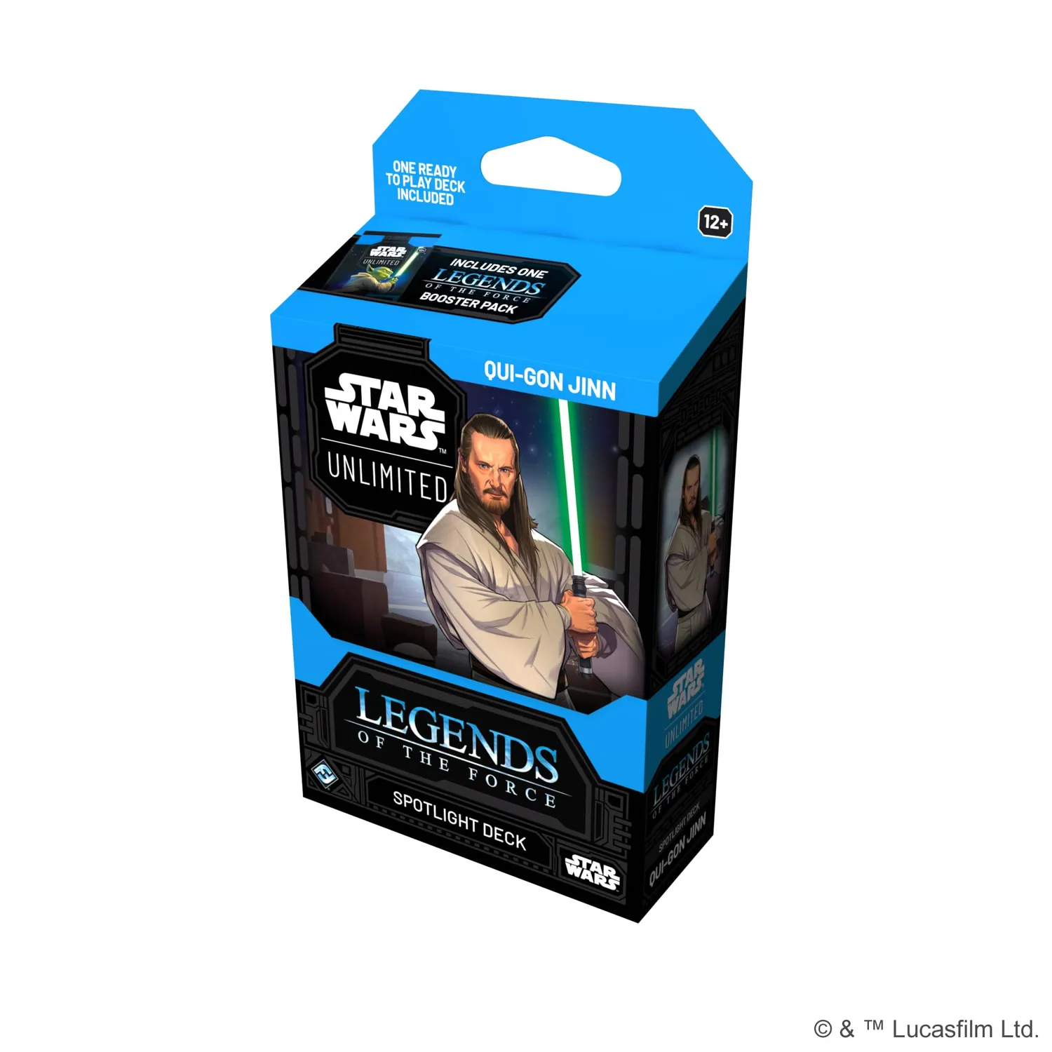 Asmodee Star Wars Unlimited Legends of the Force Deck Qui-Gon Jinn