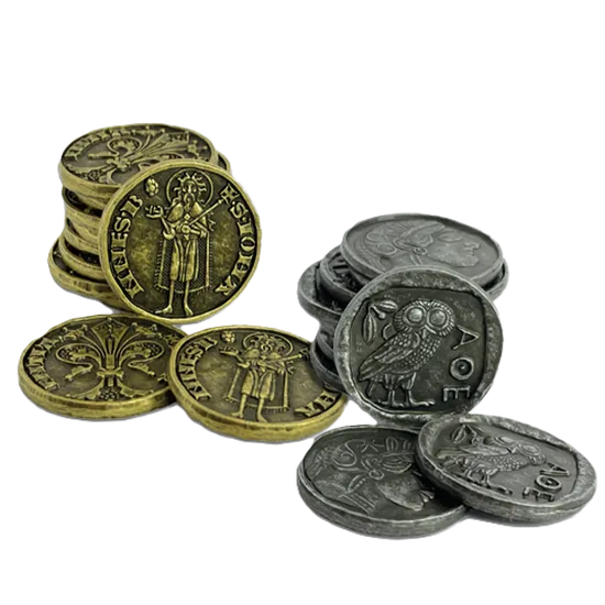 Cranio Inferno Metallmünzen Zubehör Set Metall