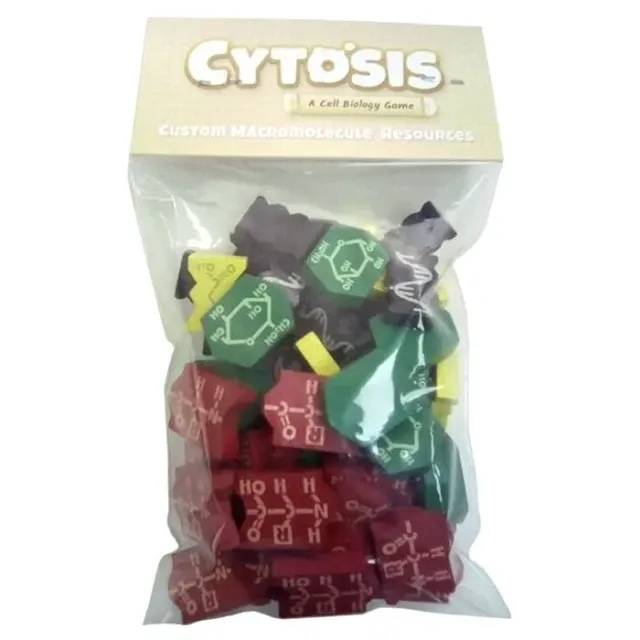 Genius Games Cytosis Makromolekül-Set Holzfiguren Zubehör