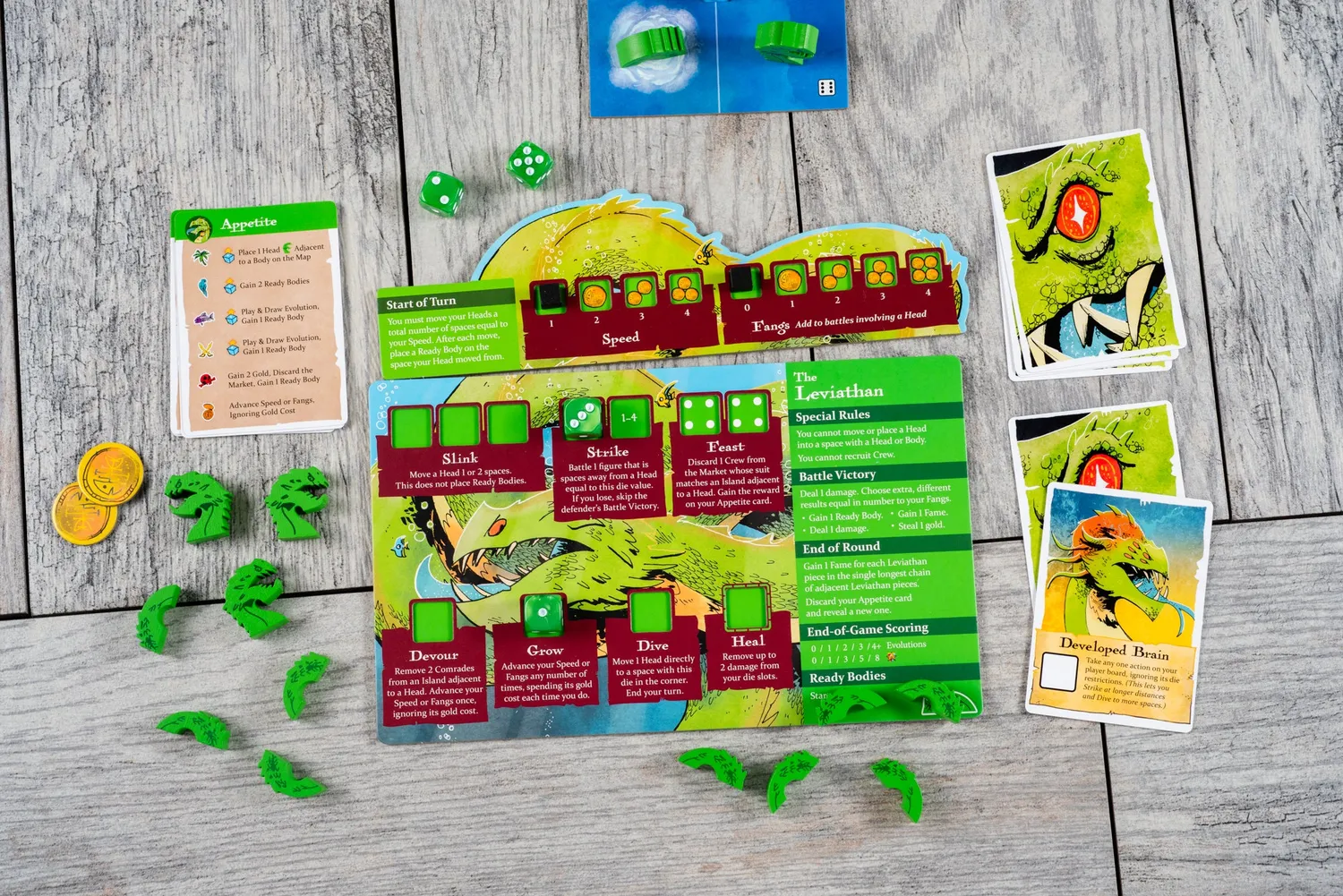 Leder Games Ahoy Fang & Fortune Erweiterung asymmetrisch